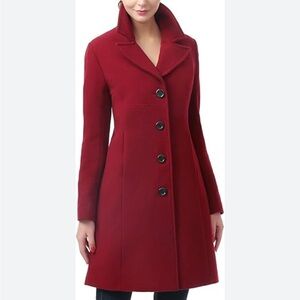 TRADED.Calvin Klein Long Red Coat